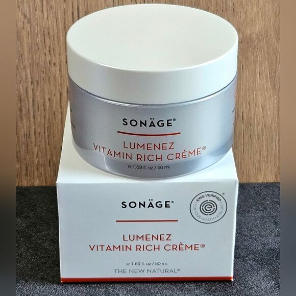 SONAGE SKINCARE Lumenez Vitamin Rich Face Creme NEW 50ML MSRP $58 - Picture 1 of 16